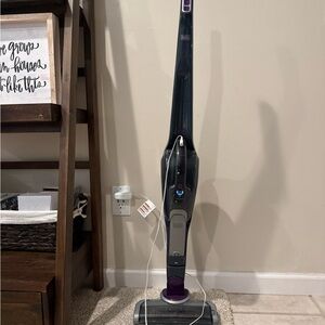 Black & Decker Black and Purple Upright Vacuum